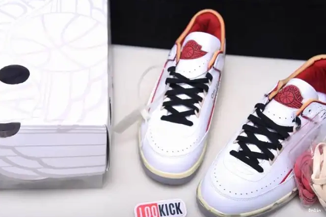 Boostmaster lin White Low Jordan Retro Off-White 2 SP DJ4375-106 Red 0507